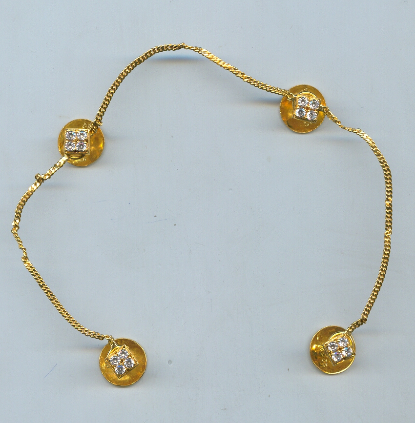 GOLD KURTA BUTTON