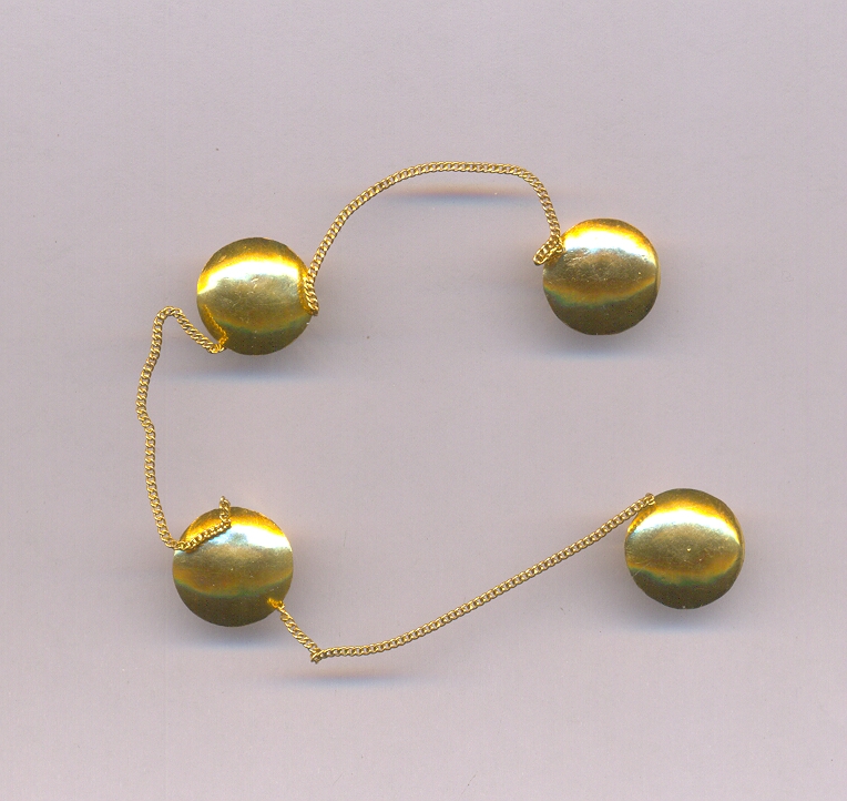 GOLD KURTA BUTTON