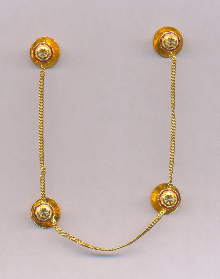 GOLD KURTA BUTTON