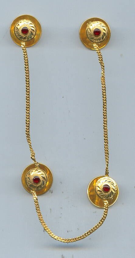 GOLD KURTA BUTTON