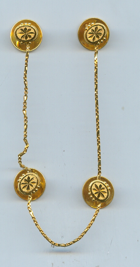 GOLD KURTA BUTTON