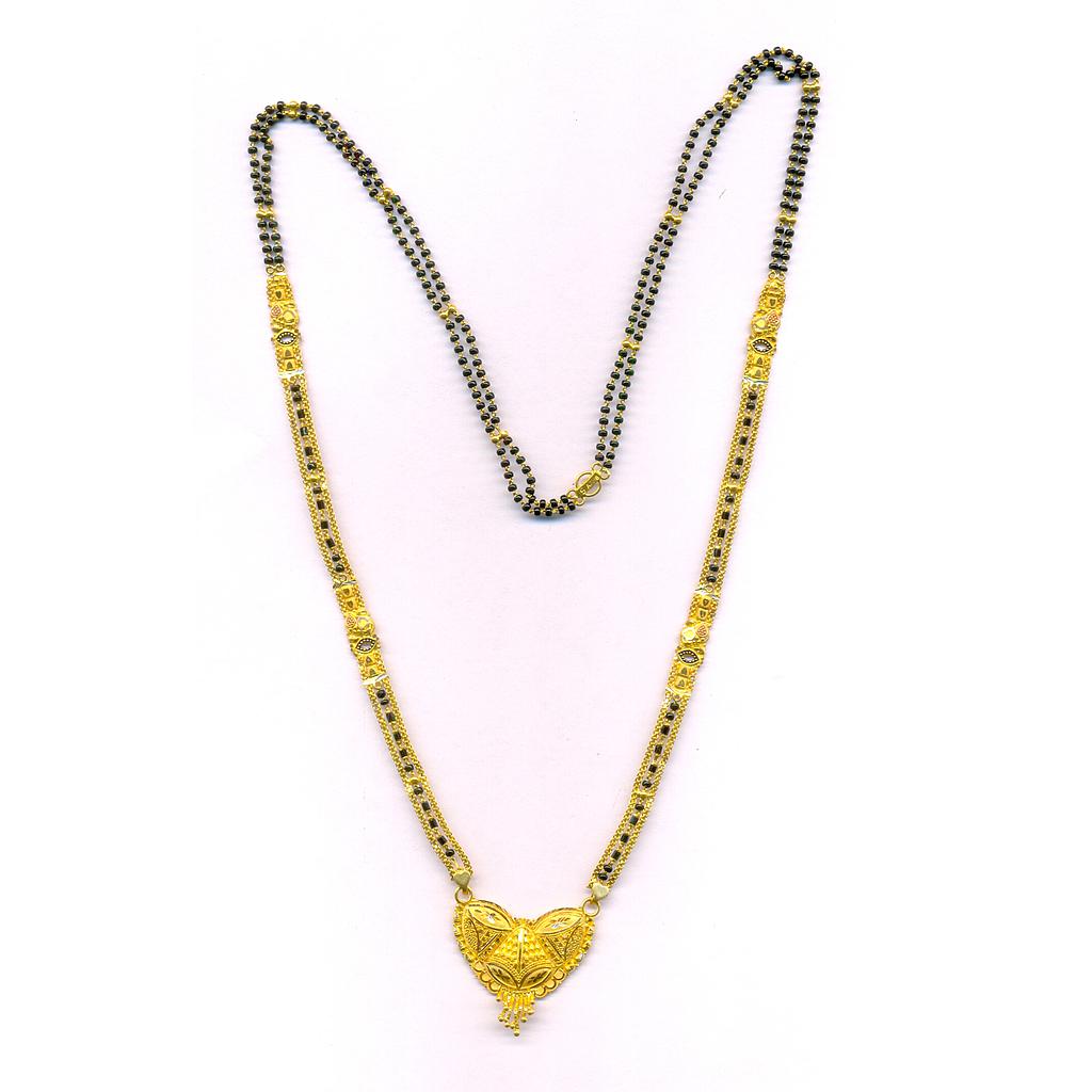 GOLD MANGALSUTRA PLAIN FANCY