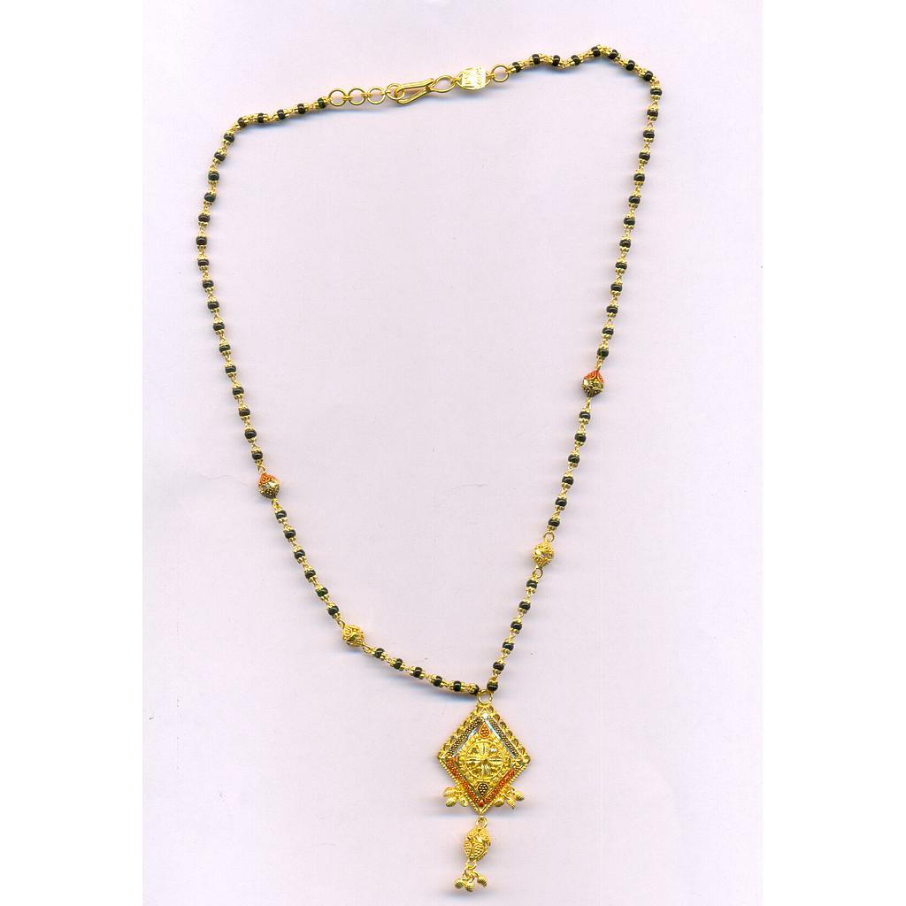 GOLD MANGALSUTRA PLAIN FANCY