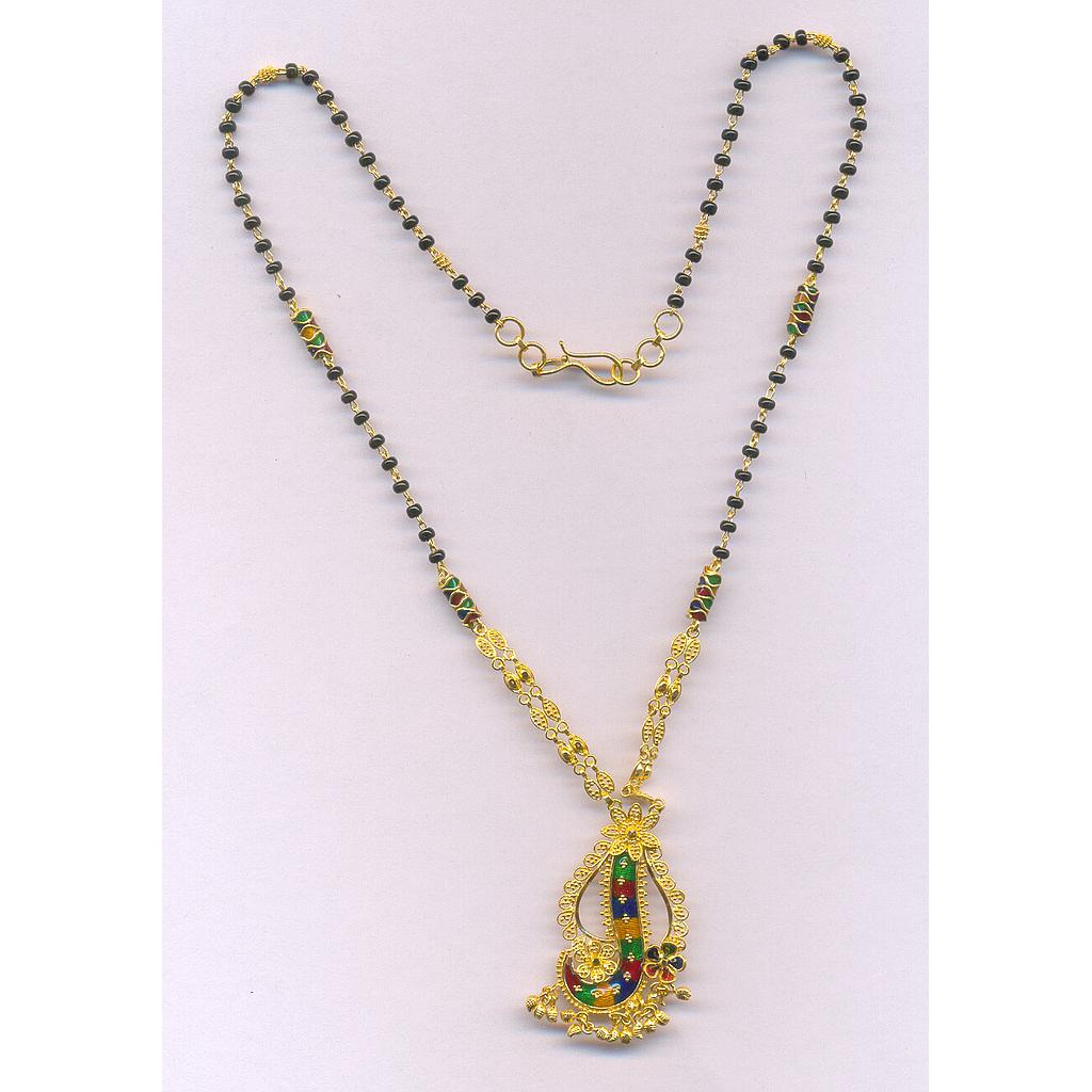 GOLD MANGALSUTRA PLAIN FANCY