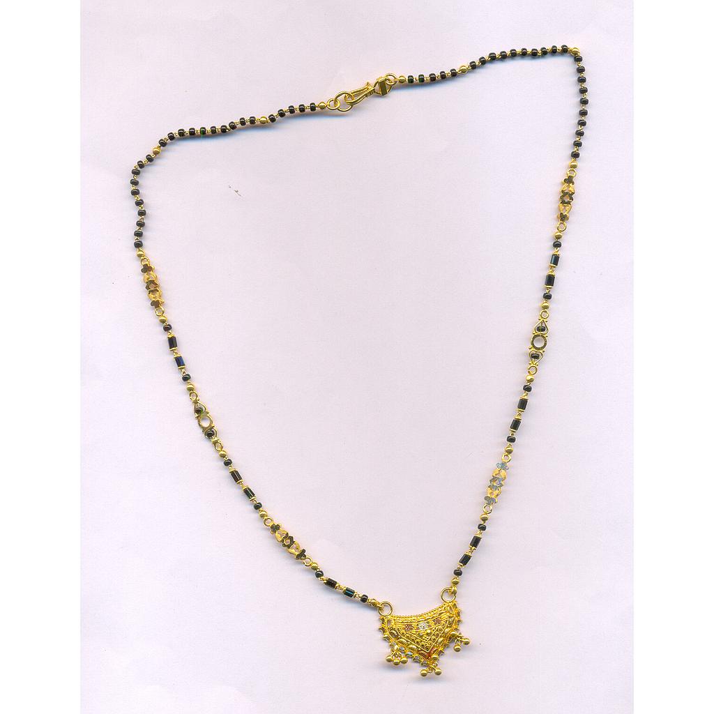 GOLD MANGALSUTRA PLAIN FANCY