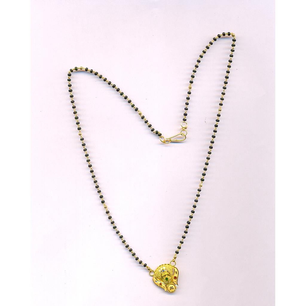 GOLD MANGALSUTRA PLAIN FANCY