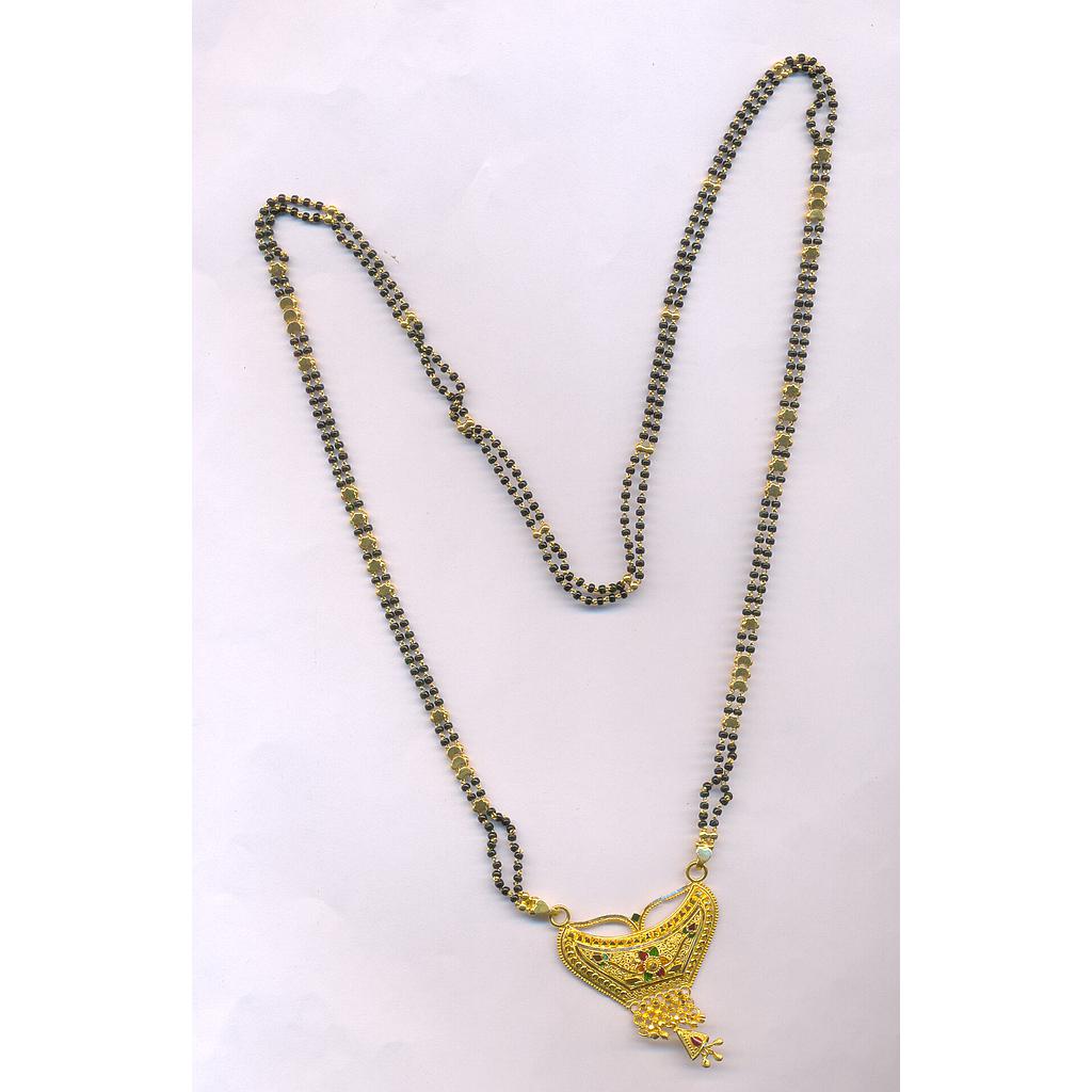 GOLD MANGALSUTRA PLAIN FANCY