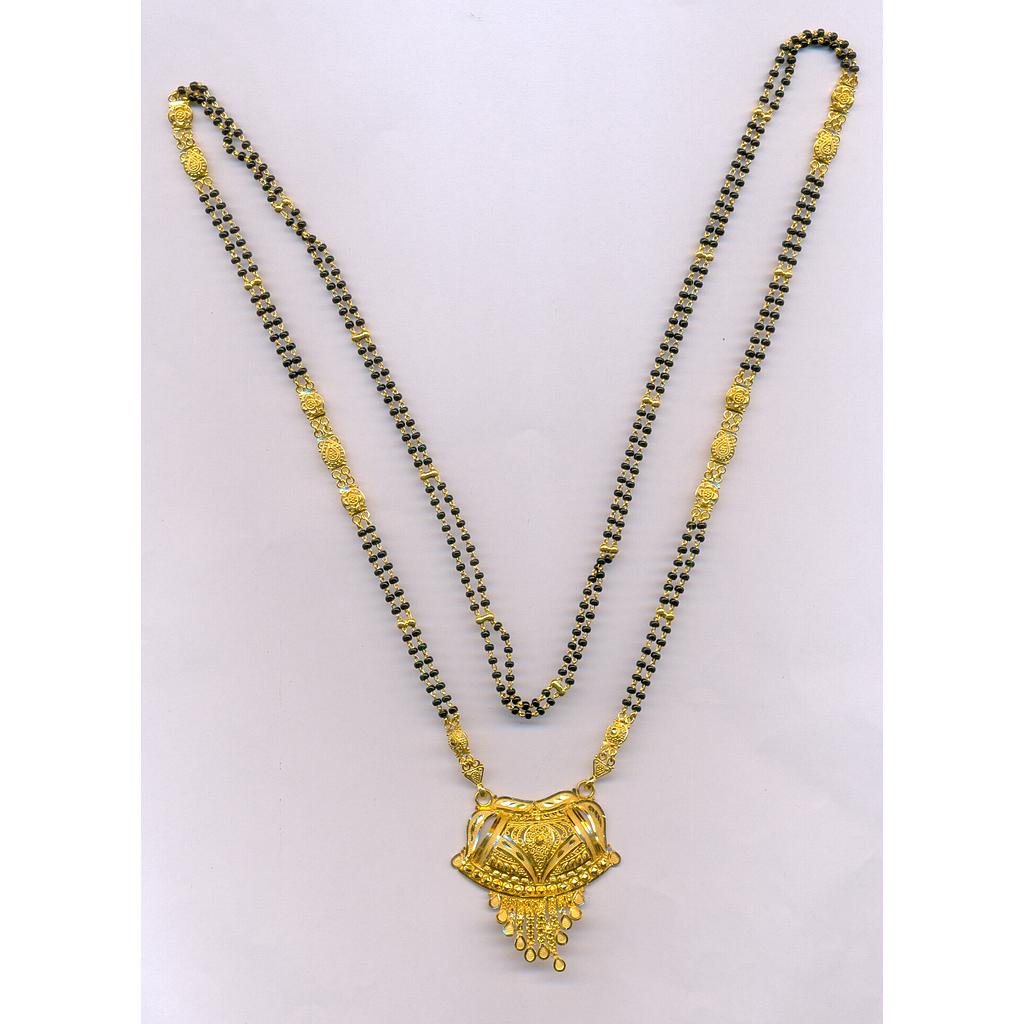 GOLD MANGALSUTRA PLAIN FANCY