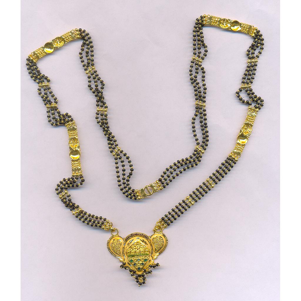GOLD MANGALSUTRA PLAIN FANCY