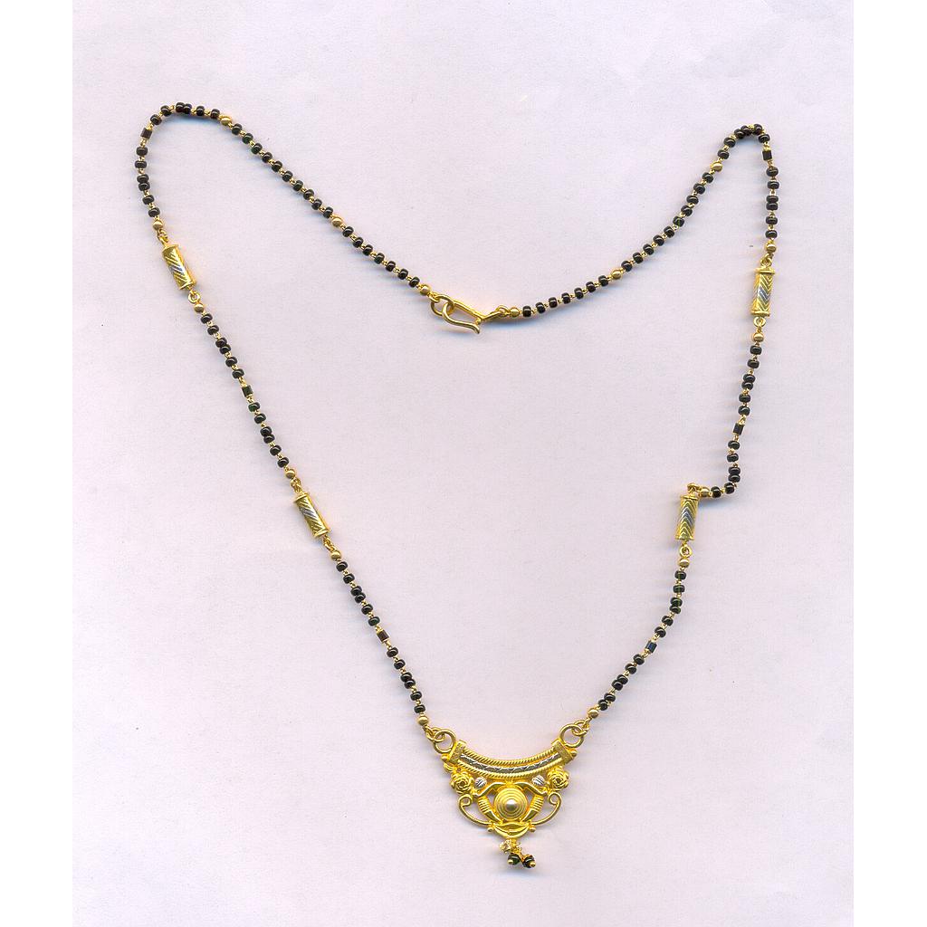GOLD MANGALSUTRA PLAIN FANCY