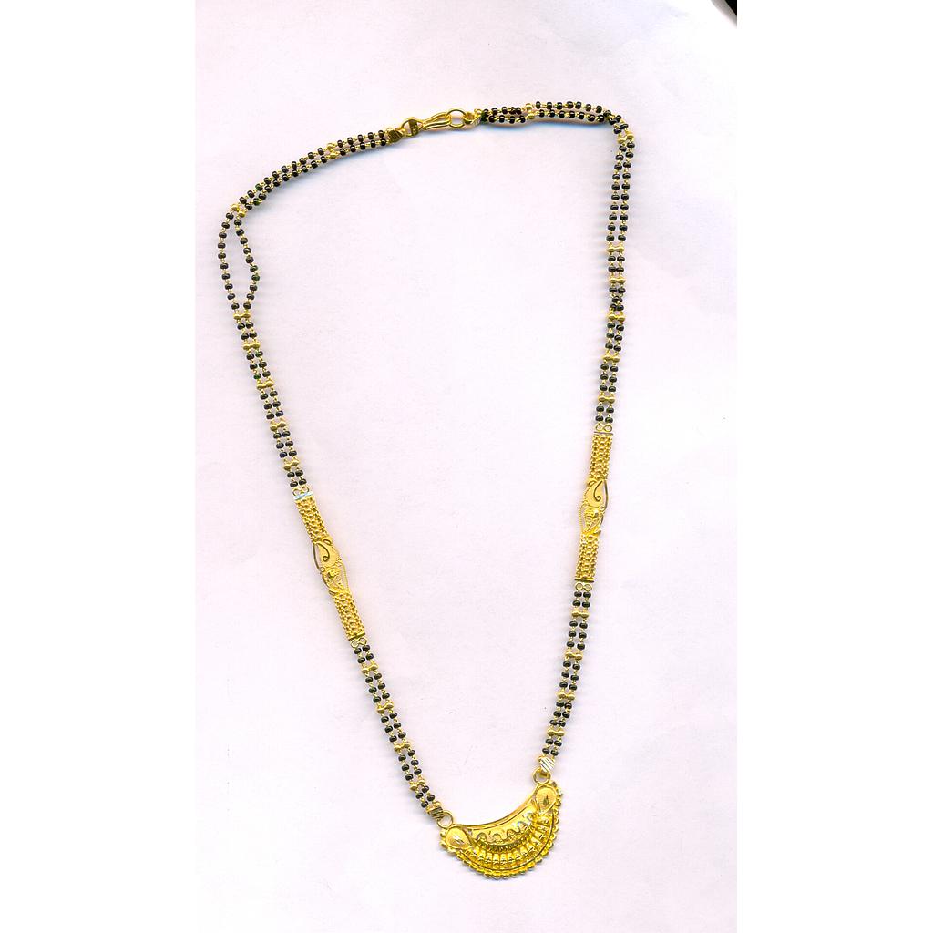 GOLD MANGALSUTRA PLAIN FANCY