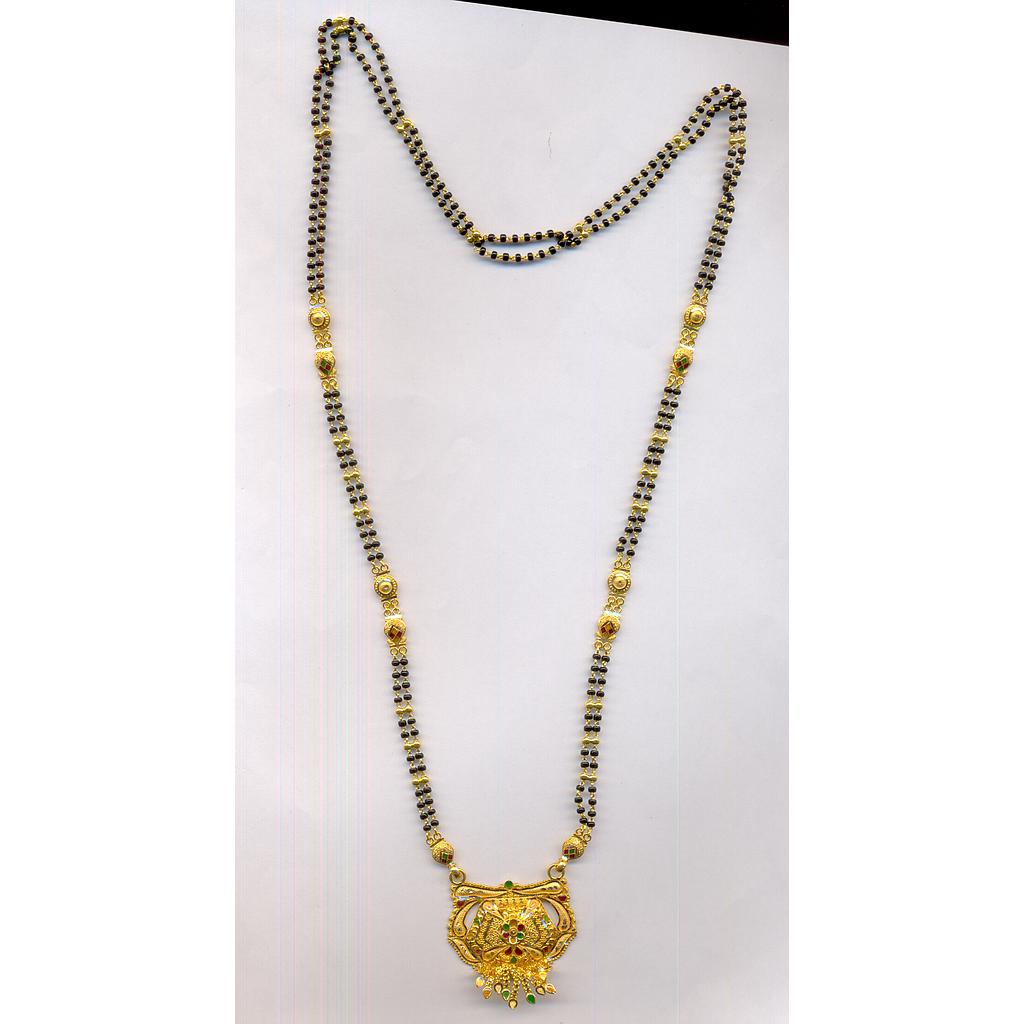GOLD MANGALSUTRA PLAIN FANCY