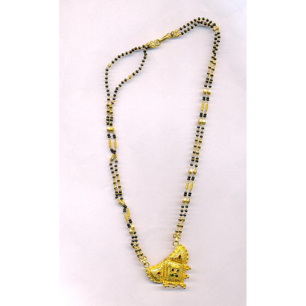 GOLD MANGALSUTRA PLAIN FANCY
