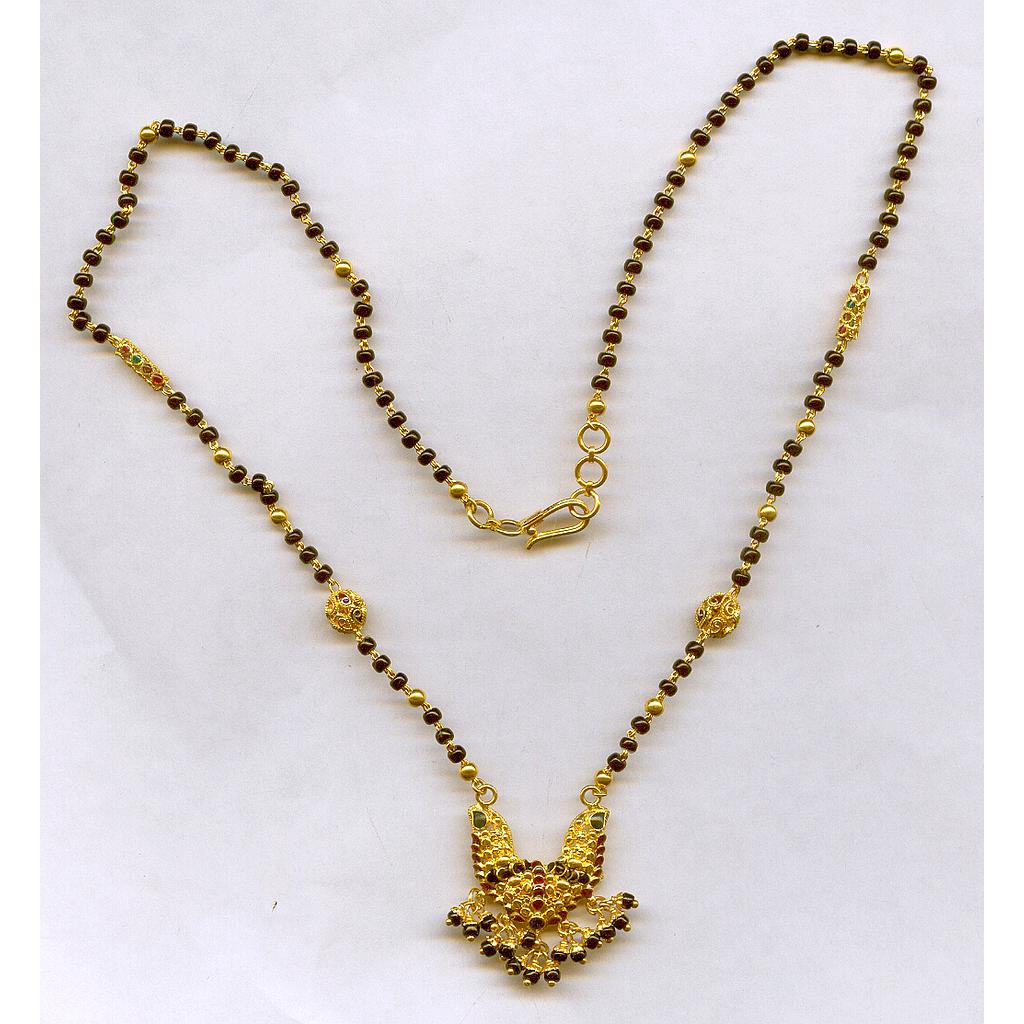 GOLD MANGALSUTRA PLAIN FANCY