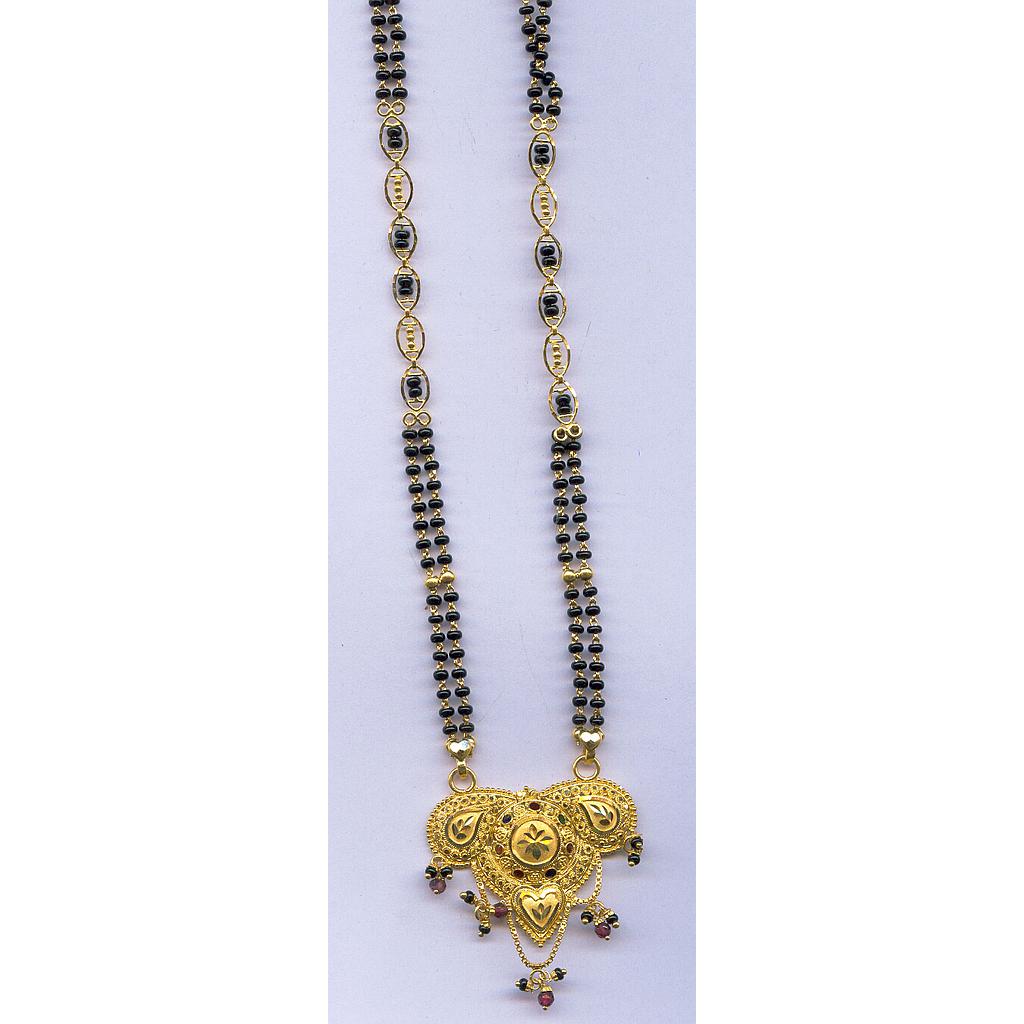 GOLD MANGALSUTRA PLAIN FANCY