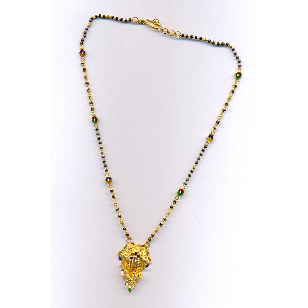 GOLD MANGALSUTRA PLAIN FANCY