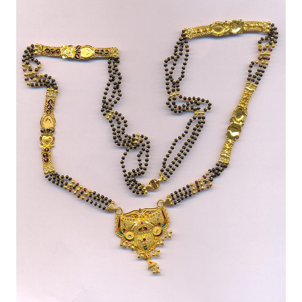 GOLD MANGALSUTRA PLAIN FANCY