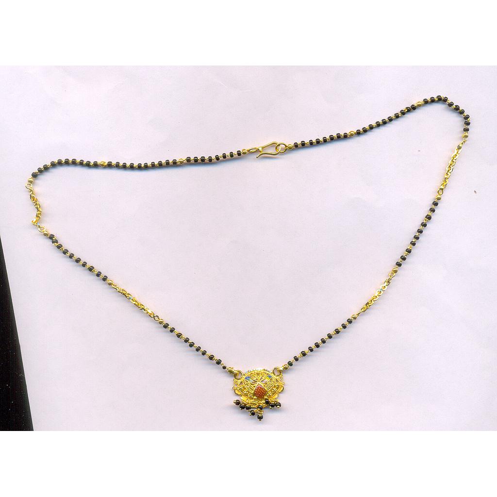 GOLD MANGALSUTRA PLAIN FANCY