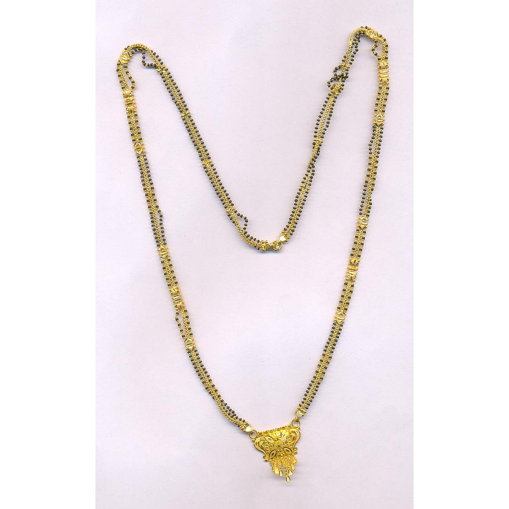 GOLD MANGALSUTRA PLAIN FANCY