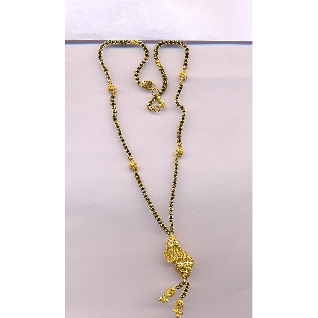 GOLD MANGALSUTRA PLAIN FANCY