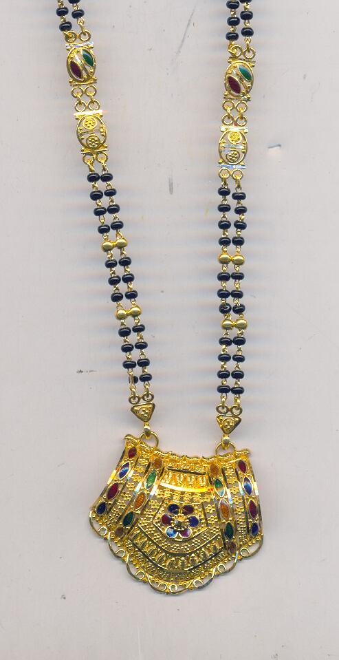 GOLD MANGALSUTRA PLAIN FANCY
