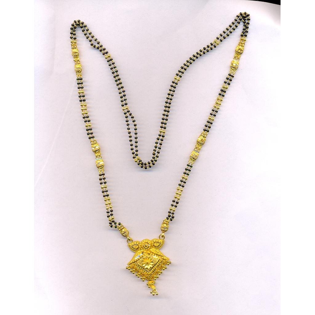 GOLD MANGALSUTRA PLAIN FANCY