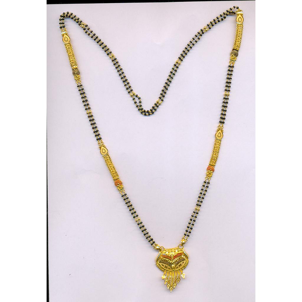 GOLD MANGALSUTRA PLAIN FANCY