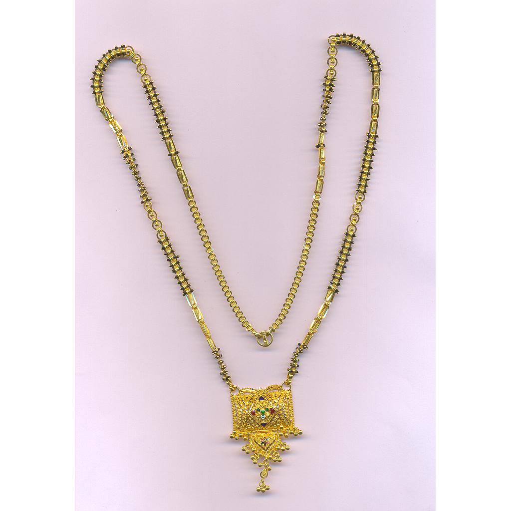 GOLD MANGALSUTRA PLAIN FANCY