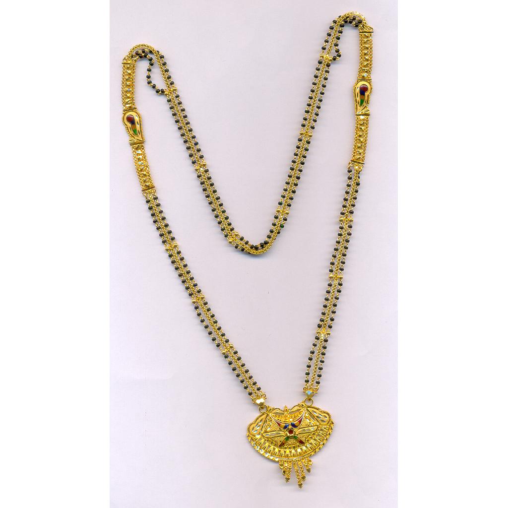 GOLD MANGALSUTRA PLAIN FANCY