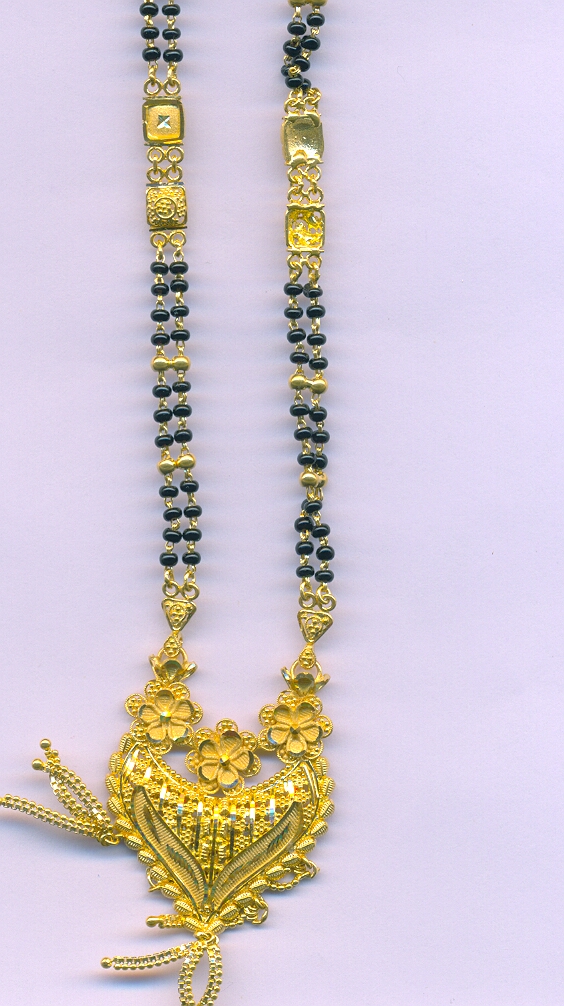 GOLD MANGALSUTRA PLAIN FANCY