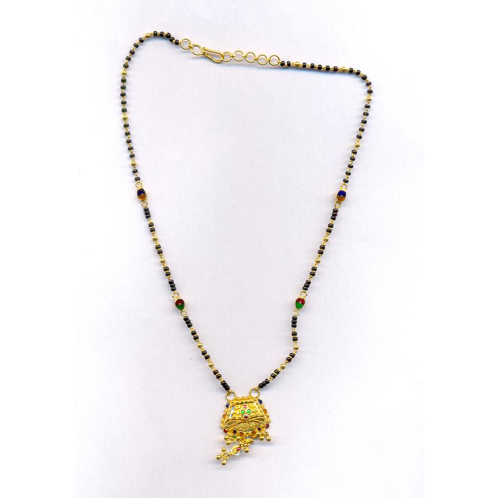 GOLD MANGALSUTRA PLAIN FANCY