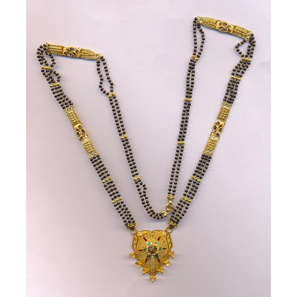 GOLD MANGALSUTRA PLAIN FANCY