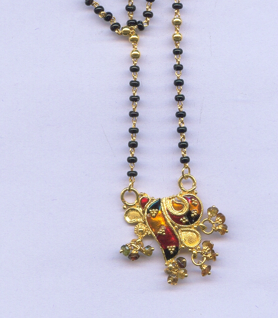 GOLD MANGALSUTRA PLAIN FANCY