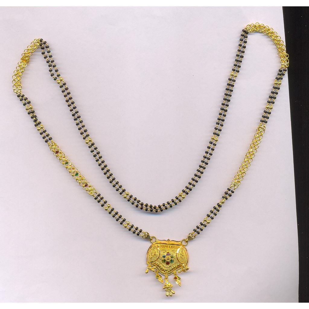 GOLD MANGALSUTRA PLAIN FANCY