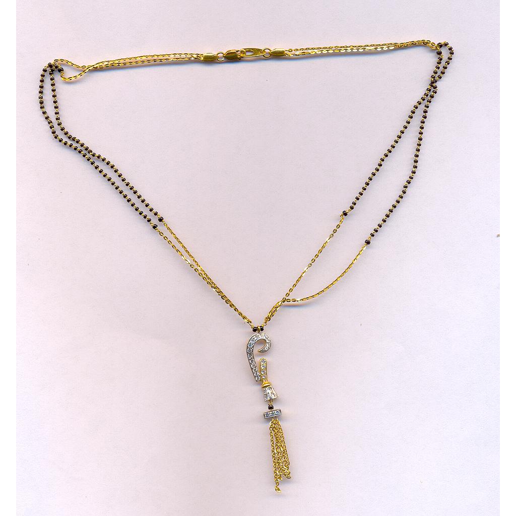GOLD MANGALSUTRA PLAIN FANCY