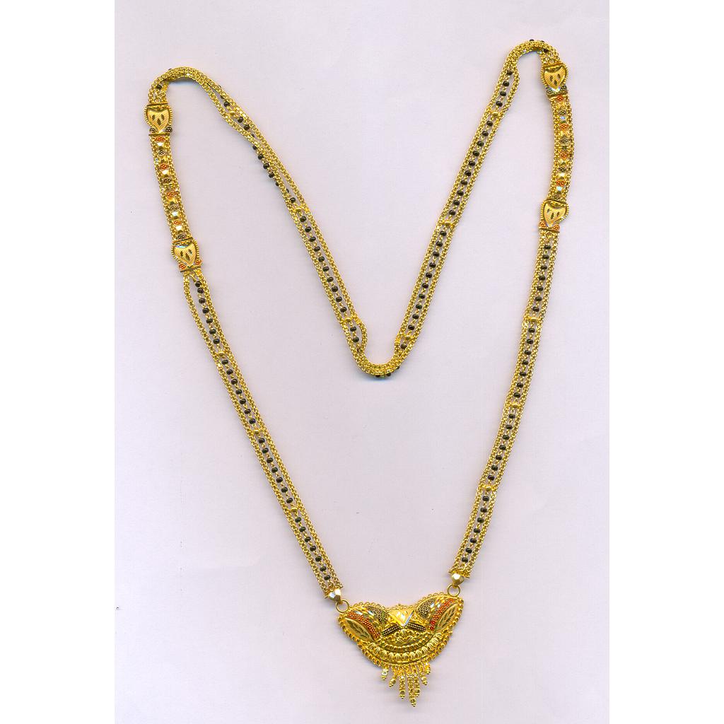 GOLD MANGALSUTRA PLAIN FANCY