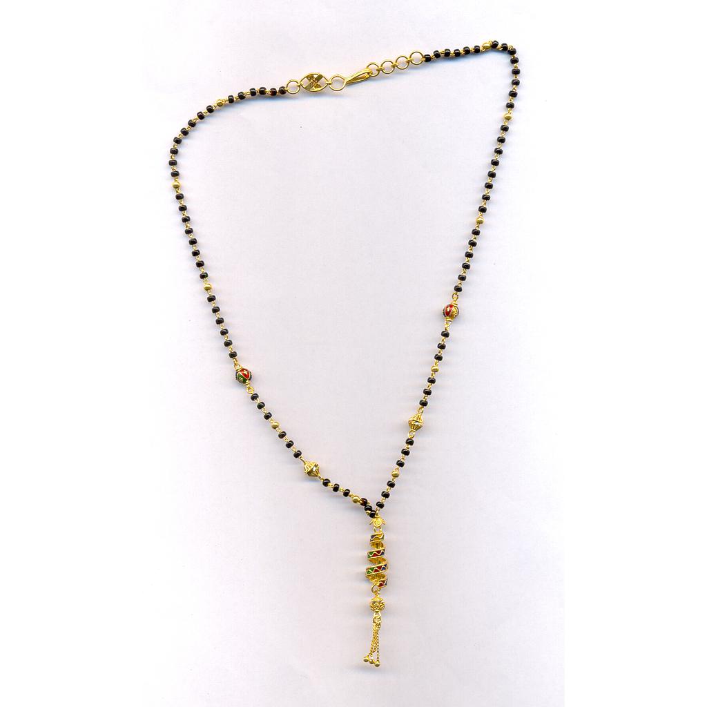 GOLD MANGALSUTRA PLAIN FANCY