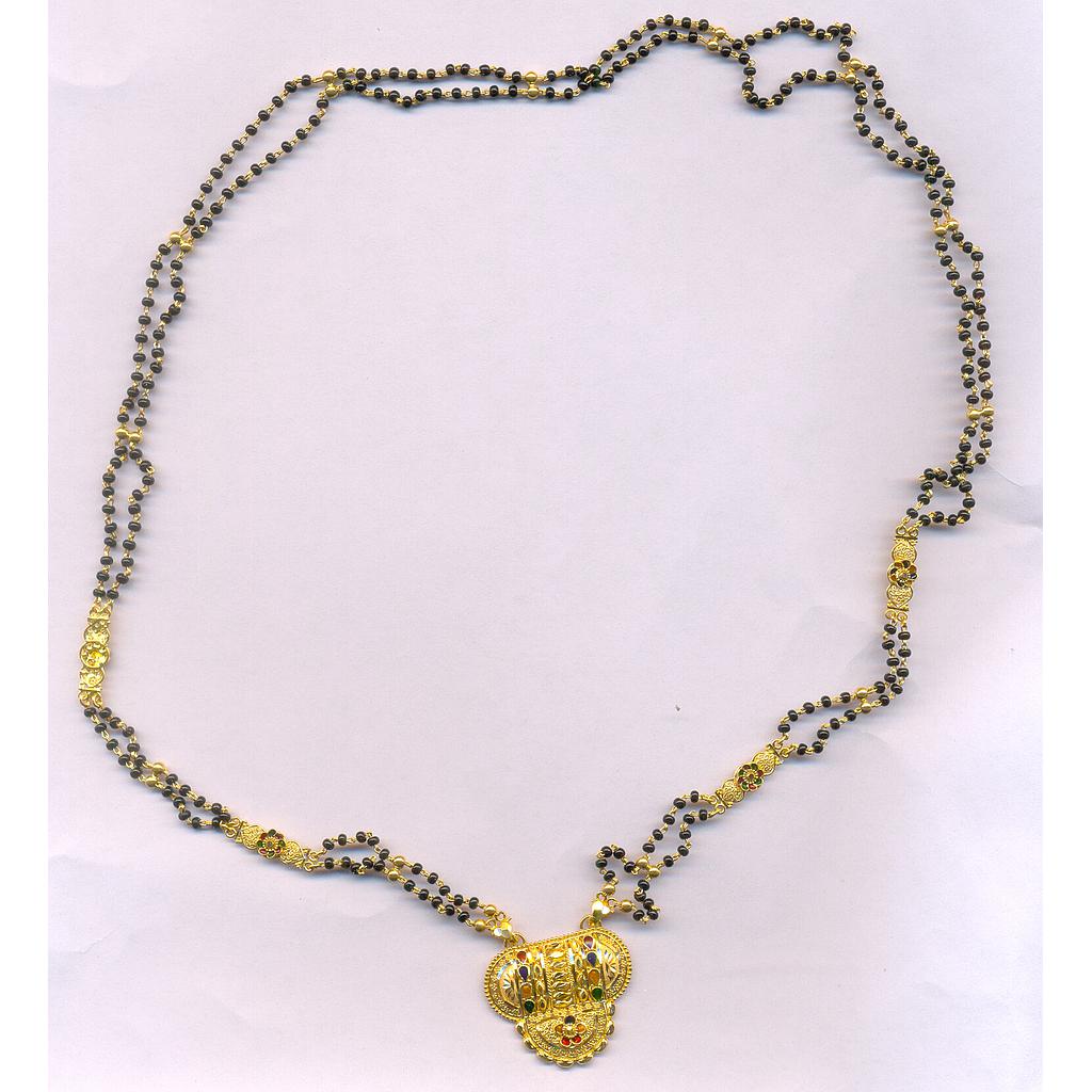 GOLD MANGALSUTRA PLAIN FANCY