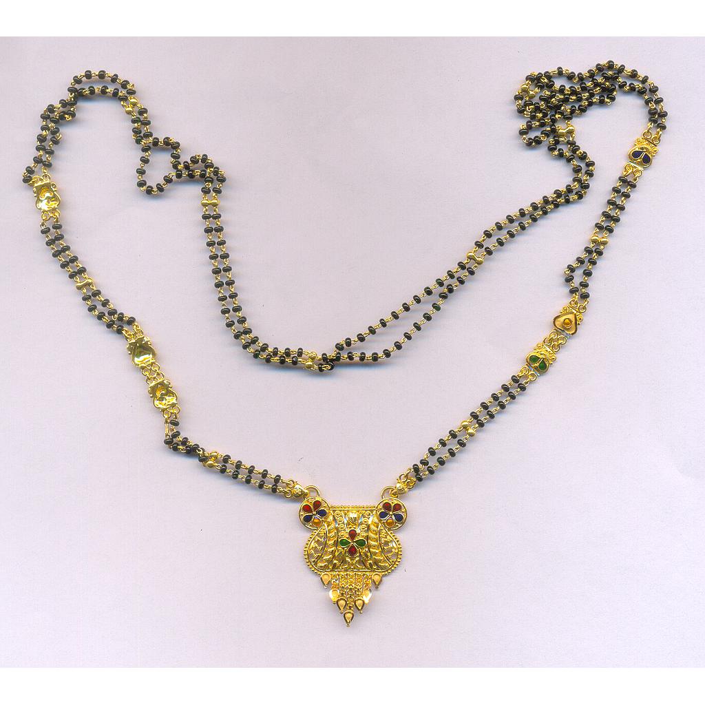 GOLD MANGALSUTRA PLAIN FANCY