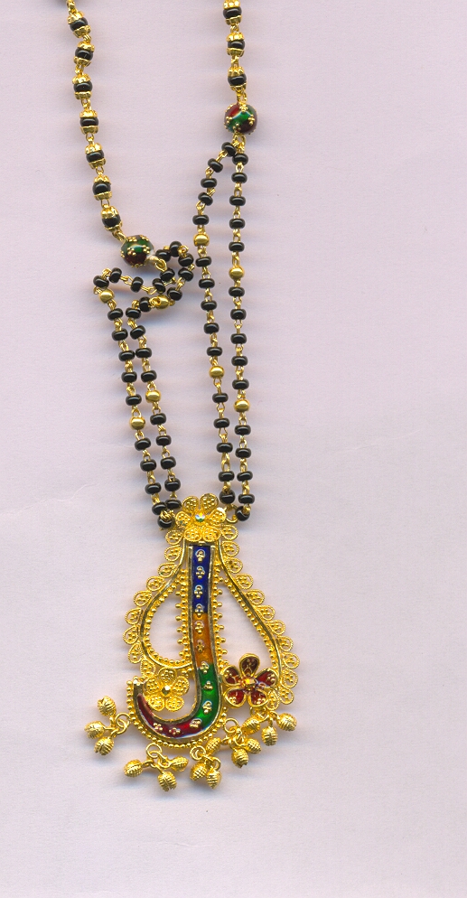 GOLD MANGALSUTRA PLAIN FANCY