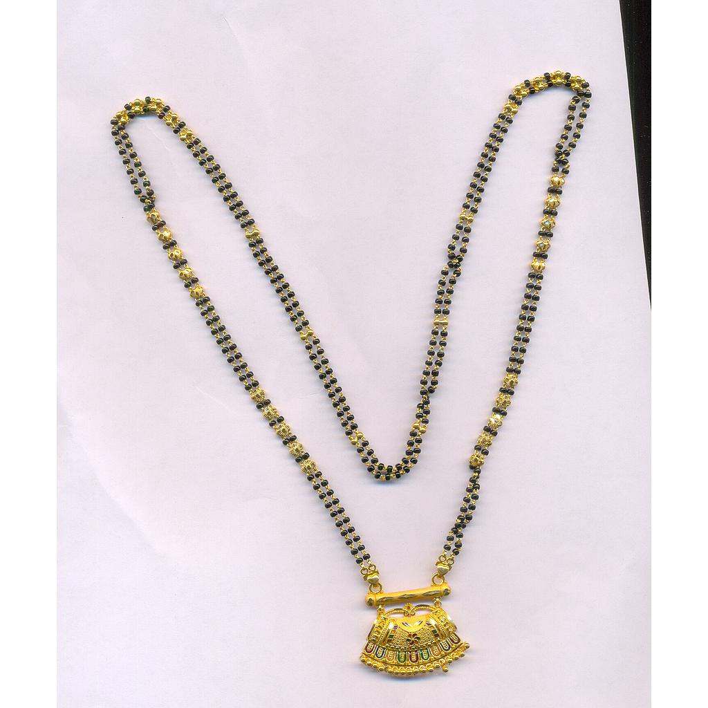 GOLD MANGALSUTRA PLAIN FANCY