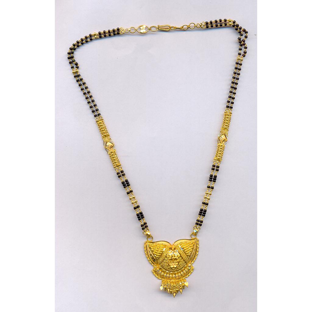GOLD MANGALSUTRA PLAIN FANCY