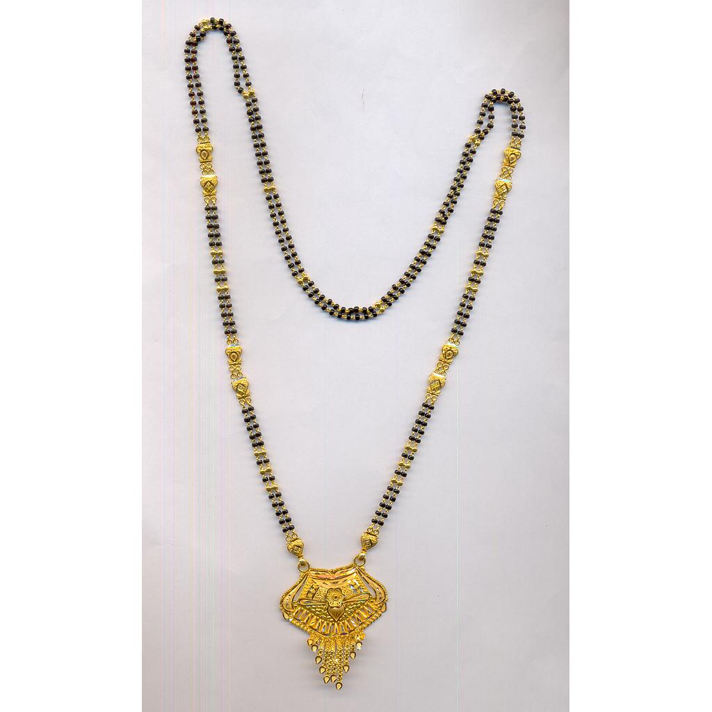 GOLD MANGALSUTRA PLAIN FANCY