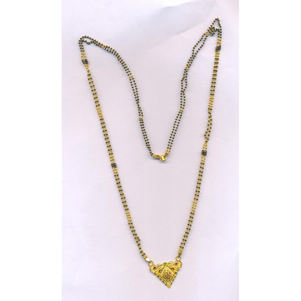 GOLD MANGALSUTRA PLAIN FANCY