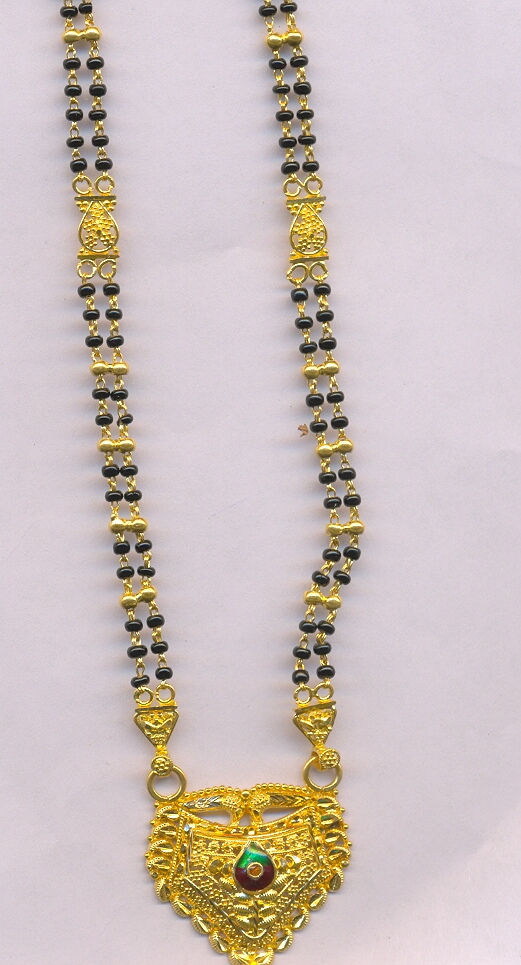 GOLD MANGALSUTRA PLAIN FANCY