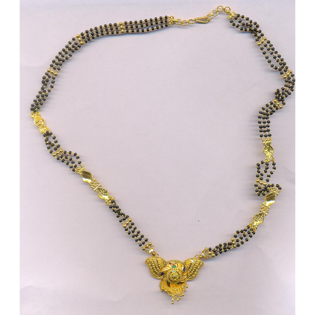 GOLD MANGALSUTRA PLAIN FANCY