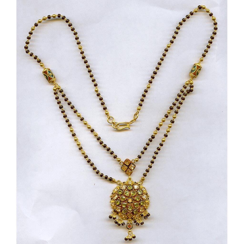 GOLD MANGALSUTRA PLAIN FANCY