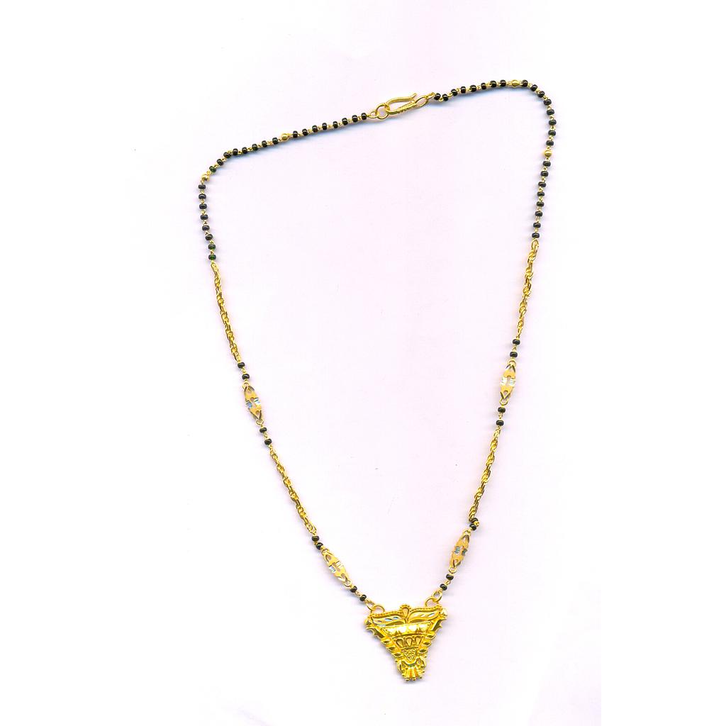 GOLD MANGALSUTRA PLAIN FANCY