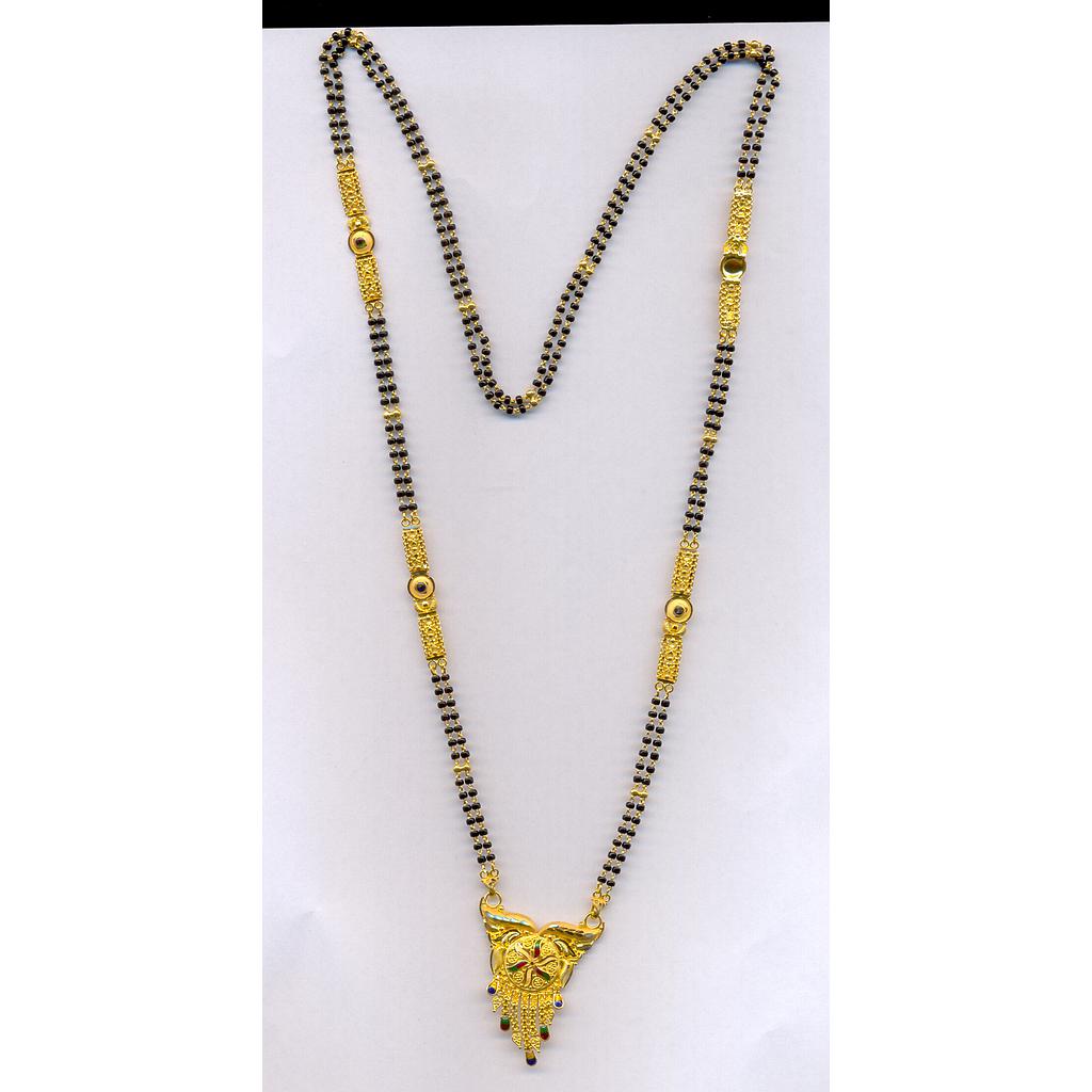 GOLD MANGALSUTRA PLAIN FANCY