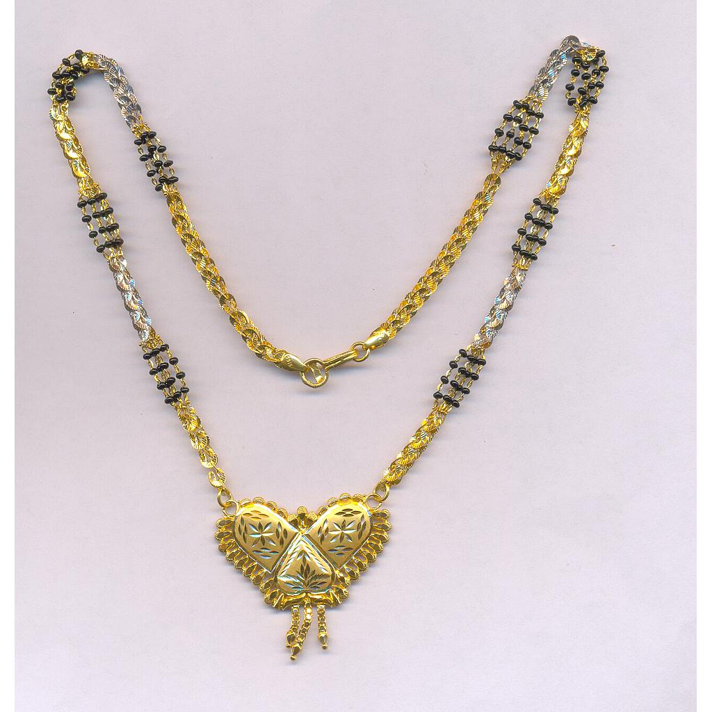GOLD MANGALSUTRA PLAIN FANCY